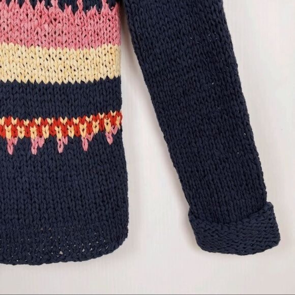 Scotch Soda Maison Scotch Fringe Trim folky bohemian Sweater small - Picture 5 of 8